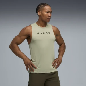Męska koszulka na ramiączkach PUMA x HYROX CLOUDSPUN ThermoAdapt, Odzież, Zielony,