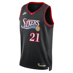 Męska koszulka Nike Dri-FIT NBA Swingman Philadelphia 76ers 2025/26 Hardwood Classics - Czerń
