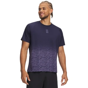 Męska koszulka od koszykówki Under Armour UA Hoops SS Shooting Shirt - fioletowa