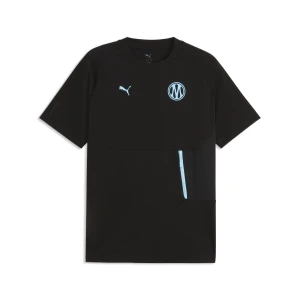 MÄ™ska koszulka Olympique de Marseille PUMATECH z kieszeniÄ…, Akcesoria, Czarny