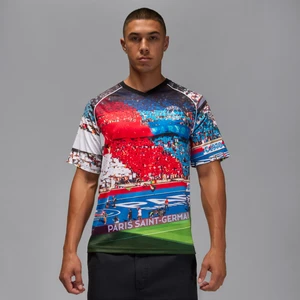 Męska koszulka Paris Saint-Germain - Czerń Nike