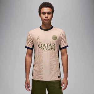 Męska koszulka piłkarska Authentic Jordan Dri-FIT ADV Paris Saint-Germain Match 2023/24 (wersja czwarta) - Brązowy