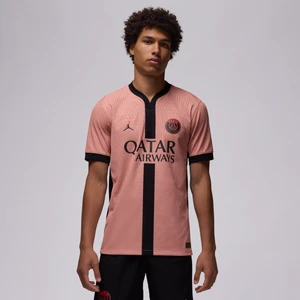 Męska koszulka piłkarska Authentic Jordan Dri-FIT ADV Paris Saint-Germain Match 2024/25 (wersja trzecia) - Różowy