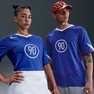 Męska koszulka piłkarska Dri-FIT Nike Total 90 - Niebieski
