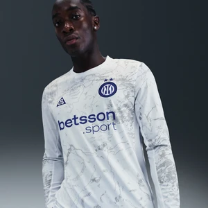 Męska koszulka piłkarska Nike ACG Dri-FIT Inter Mediolan Stadium 2026 Goalkeeper SE – replika - Biel
