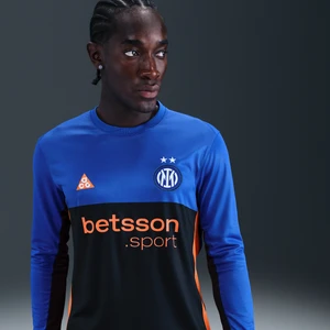 Męska koszulka piłkarska Nike ACG Dri-FIT Inter Mediolan Stadium 2026 SE – replika z długim rękawem - Niebieski