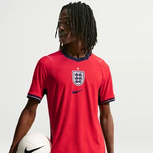 Męska koszulka piłkarska Nike Aero-FIT Anglia Match 2026 (wersja wyjazdowa) – oryginalna - Czerwony