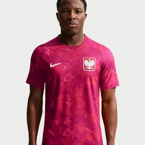 Męska koszulka piłkarska Nike Aero-FIT Authentic Polska Match 2026 (wersja wyjazdowa) - Czerwony