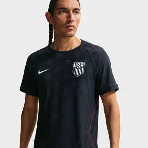 Męska koszulka piłkarska Nike Aero-FIT USMNT Match 2026 (wersja wyjazdowa) - Niebieski
