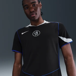 Męska koszulka piłkarska Nike Dri-FIT Chelsea F.C. Stadium 2025/26 (wersja trzecia) – replika - Czerń