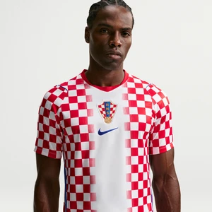 Męska koszulka piłkarska Nike Dri-FIT Chorwacja Stadium 2026 (wersja domowa) – replika - Biel