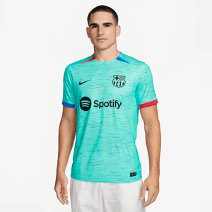 Męska koszulka piłkarska Nike Dri-FIT FC Barcelona Stadium 2023/24 (wersja trzecia) - Niebieski