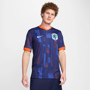 Męska koszulka piłkarska Nike Dri-FIT Holandia (drużyna damska) Stadium 2024/25 (wersja wyjazdowa) – replika - Niebieski