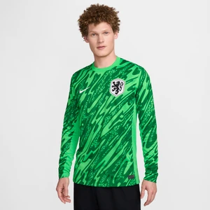 Męska koszulka piłkarska Nike Dri-FIT Holandia (drużyna męska) Stadium Goalkeeper 2024/25 – replika - Zieleń