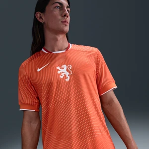 Męska koszulka piłkarska Nike Dri-FIT Holandia Stadium 2025 (drużyna kobiet) (wersja domowa) – replika - Pomarańczowy