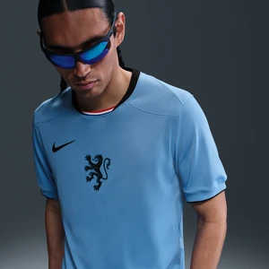 Męska koszulka piłkarska Nike Dri-FIT Holandia Stadium 2025 (drużyna kobiet) (wersja wyjazdowa) – replika - Niebieski