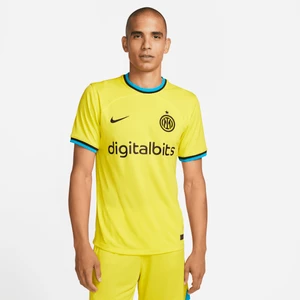 Męska koszulka piłkarska Nike Dri-FIT Inter Mediolan Stadium 2022/23 (wersja trzecia) - Żółty