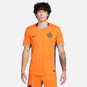 Męska koszulka piłkarska Nike Dri-FIT Inter Mediolan Stadium 2023/24 (wersja trzecia) - Pomarańczowy