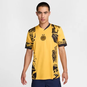 Męska koszulka piłkarska Nike Dri-FIT Inter Mediolan Stadium 2024/25 (wersja trzecia) – replika - Żółty