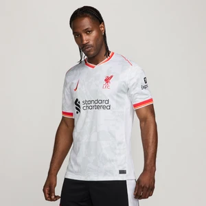 Zdjęcie produktu Męska koszulka piłkarska Nike Dri-FIT Liverpool F.C. Stadium 2024/25 (wersja trzecia) – replika - Biel