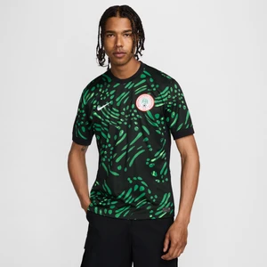 Męska koszulka piłkarska Nike Dri-FIT Nigeria Stadium 2024 (wersja wyjazdowa) – replika - Czerń