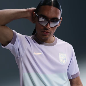Męska koszulka piłkarska Nike Dri-FIT Norwegia Stadium 2025 (drużyna kobiet) (wersja wyjazdowa) – replika - Fiolet