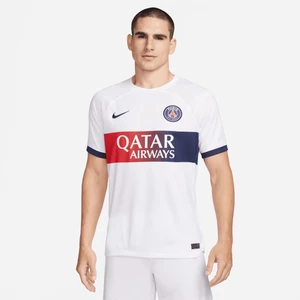 Męska koszulka piłkarska Nike Dri-FIT Paris Saint-Germain Stadium 2023/24 (wersja wyjazdowa) - Biel