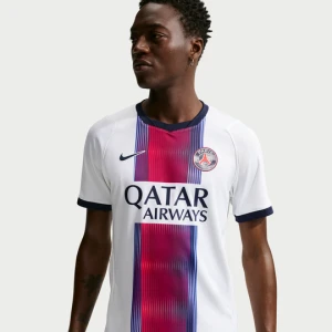 Męska koszulka piłkarska Nike Dri-FIT Paris Saint-Germain Stadium 2026/27 (wersja wyjazdowa) – replika - Biel