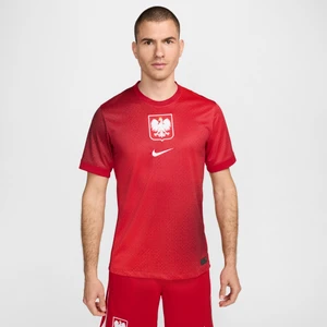 Męska koszulka piłkarska Nike Dri-FIT Polska Stadium 2024/25 (wersja wyjazdowa) – replika - Czerwony