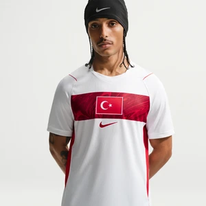 Koszulka piłkarska dla dużych dzieci Nike Dri-FIT Turcja Stadium 2026 (wersja wyjazdowa) – replika - Biel