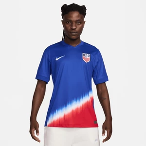 Męska koszulka piłkarska Nike Dri-FIT USMNT Stadium 2024 (wersja wyjazdowa) – replika - Niebieski