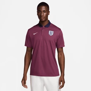 Męska koszulka piłkarska polo Nike Dri-FIT Anglia Victory - Czerwony