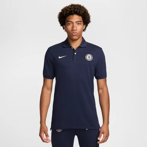 Męska koszulka piłkarska polo Nike Dri-FIT Chelsea F.C. The Nike Polo - Niebieski