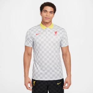 Męska koszulka piłkarska polo Nike Dri-FIT Liverpool F.C. Victory (wersja trzecia) - Szary