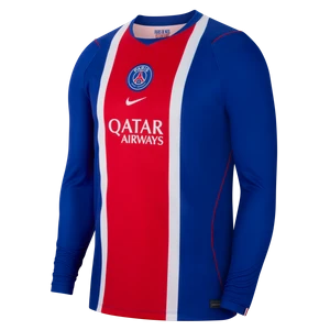 Męska koszulka piłkarska z długim rękawem Nike Dri-FIT Paris Saint-Germain Stadium 2026/27 (wersja domowa) – replika - Niebieski