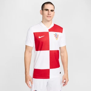Męska koszulka piłkarska z krótkim rękawem Authentic Nike Dri-FIT ADV Chorwacja Match 2024/25 (wersja domowa) - Biel