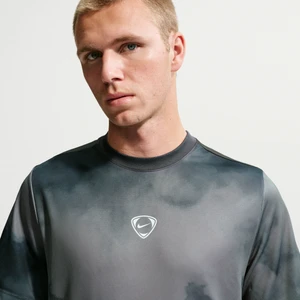 Męska koszulka piłkarska z krótkim rękawem Dri-FIT Nike Academy+ - Czerń