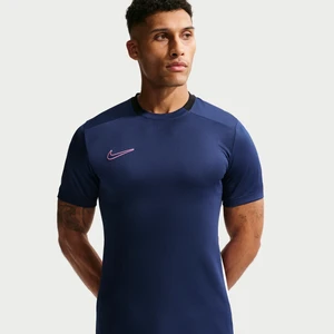 Męska koszulka piłkarska z krótkim rękawem Dri-FIT Nike Academy - Niebieski