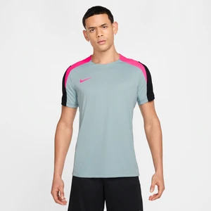 Męska koszulka piłkarska z krótkim rękawem Dri-FIT Nike Strike - Szary