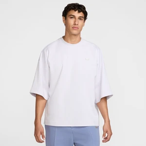 Męska koszulka piłkarska z krótkim rękawem i grafiką Nike Inter Mediolan Tech Fleece (wersja wyjazdowa) - Szary