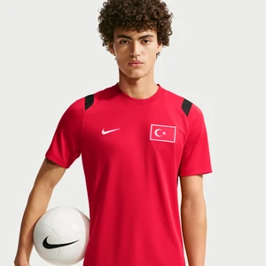 Męska koszulka piłkarska z krótkim rękawem Nike Dri-FIT Academy Pro Turcja 2026 - Czerwony