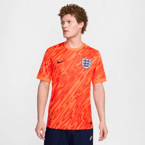 Męska koszulka piłkarska z krótkim rękawem Nike Dri-FIT Anglia (drużyna kobiet) Stadium Goalkeeper 2024/25 – replika - Pomarańczowy