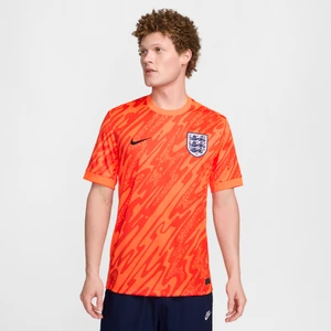 Męska koszulka piłkarska z krótkim rękawem Nike Dri-FIT Anglia (drużyna kobiet) Stadium Goalkeeper 2024/25 – replika - Pomarańczowy