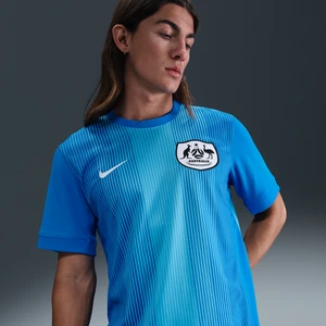 Męska koszulka piłkarska z krótkim rękawem Nike Dri-FIT Australia Stadium Goalkeeper 2025/26 – replika - Niebieski