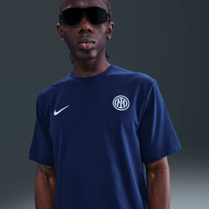 Męska koszulka piłkarska z krótkim rękawem Nike Dri-FIT Inter Mediolan Primary - Niebieski