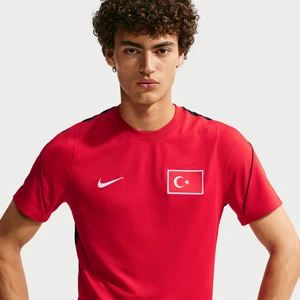 Męska koszulka piłkarska z krótkim rękawem Nike Dri-FIT Strike Turcja 2026 - Czerwony