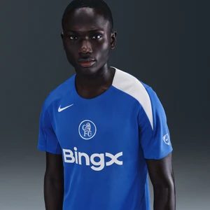 Męska koszulka piłkarska z krótkim rękawem Nike Dri-FIT Total 90 Chelsea F.C. (wersja trzecia) - Niebieski