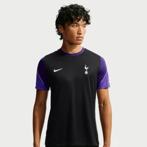 Męska koszulka piłkarska z krótkim rękawem Nike Dri-FIT Tottenham Hotspur Strike (wersja trzecia) - Czerń