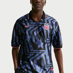 Zdjęcie produktu Męska koszulka piłkarska z krótkim rękawem Nike Dri-FIT USMNT Energy - Niebieski