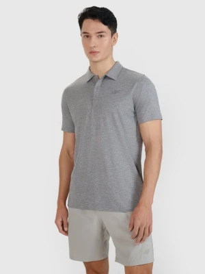 Męska koszulka polo 4F 4FWSS25TFTSM1922 - szary